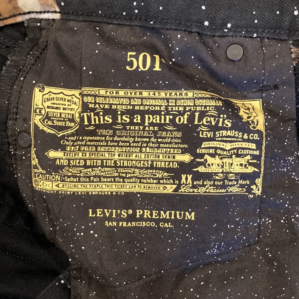 Levi’s 501 Star Wars Jeans Women’s Size 27 - Picture 6 of 13